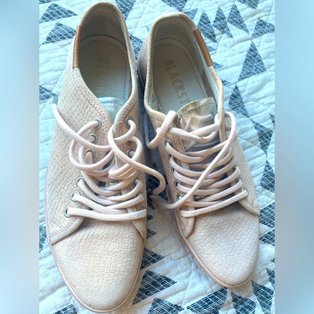 Blackstone NL49 Pink Rose Dust Nubuck Leather Casual Sneaker 37 EU/6.5 US